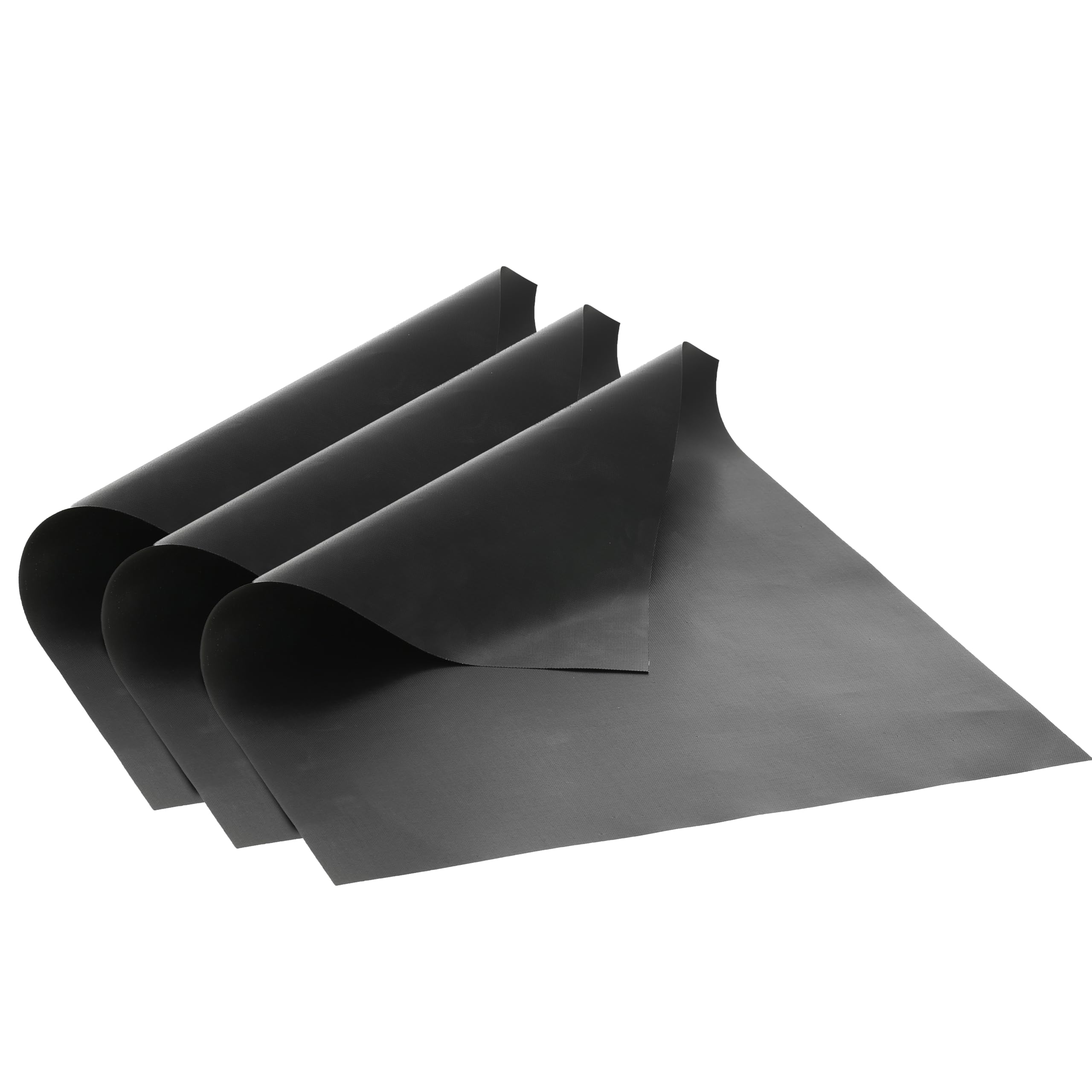 3X Heavy Duty, Reusable, Non Stick Oven Liner, Black, 40 cm x 50 cm Suitable for All Ovens