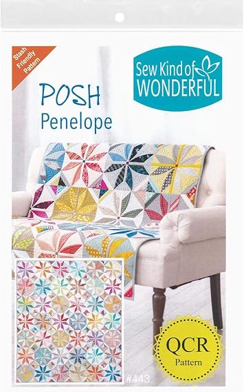 Posh Penelope Quilt Pattern Modern Curvy Design by Sew Kind of Wonderful