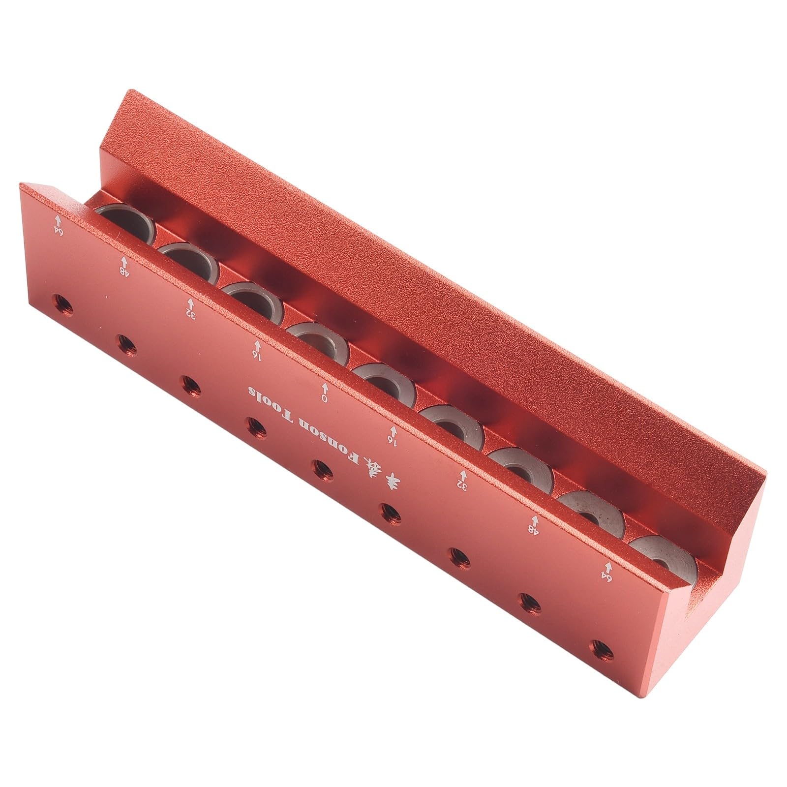 SPORTARC Maschera verticale per fori tascabili, guida per trapano per la lavorazione del legno, localizzatore di centraggio da 4-12 mm per foratura precisa dei tasselli nella produzione di mobili