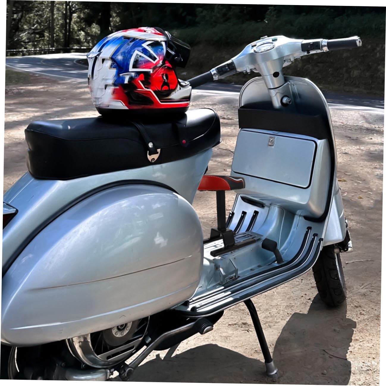 Seggiolino per Ragazzo Ragazza Ragazza per Bici Elettrica Staffa Sostituzione del Sedile Anteriore Attrezzatura per Bici Elettrica Accessorio per Esterni Realizzato Carbonio e Spug