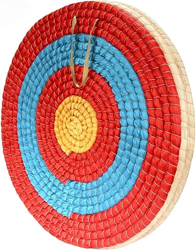 Objetivo de tiro con arco  objetivo de tiro con arco de paja para compuesto recurvo o arco largo  Arco tradicional de 20 pulgadas para niños,