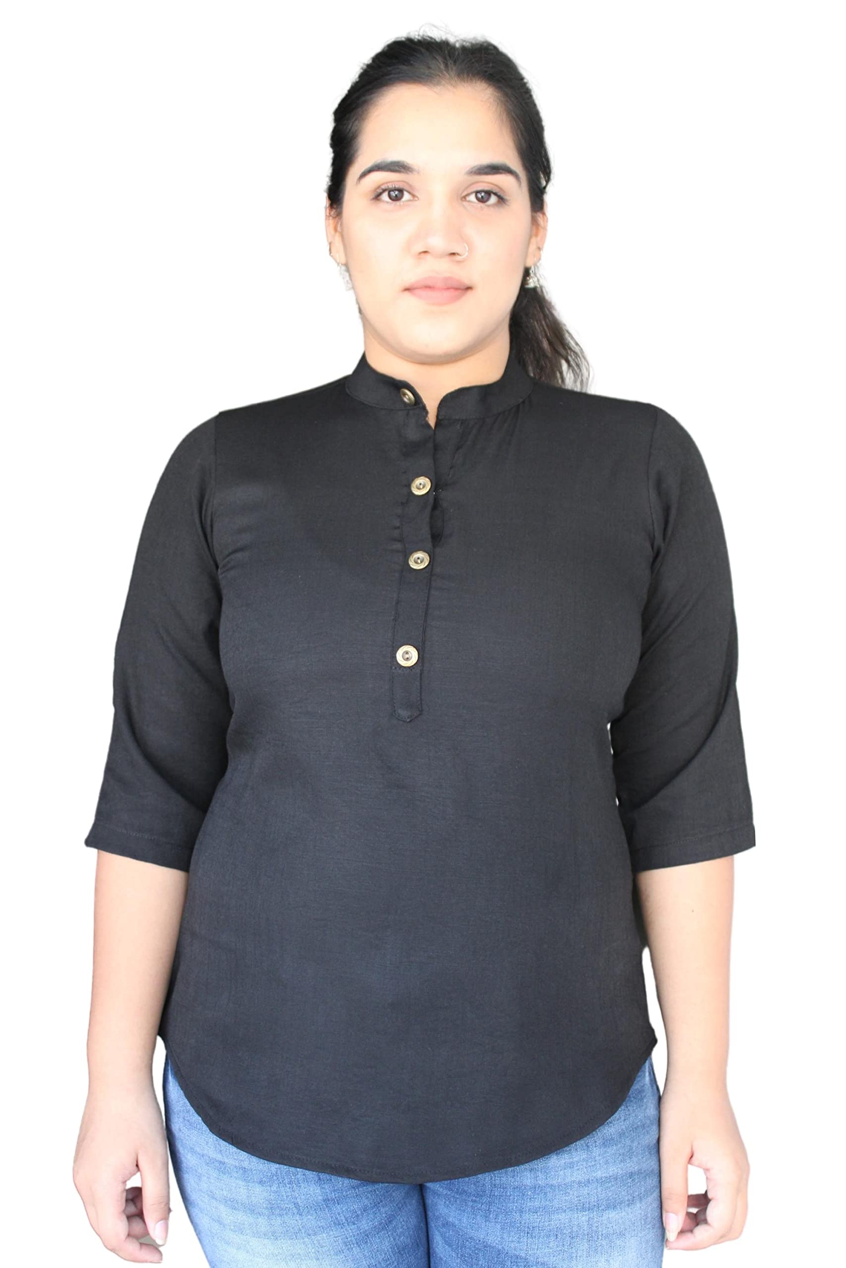 SINDOORISize S to 6XL Plus Size Tunic Tops for Women Shirts Formal Tops Casual Tops Office Tops for Women Formal Tops for Women