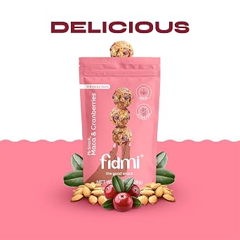 Protein Balls | Snack Energy Balls | All Natural Ingredients | Keto Friendly | Maca & Cranberrys (DoyPack, Maca)