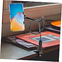 Vista 2 de Soporte para teléfono con clip, soporte para computadora portátil, multifuncional, ajustable, para teléfono celular, soporte para computadora