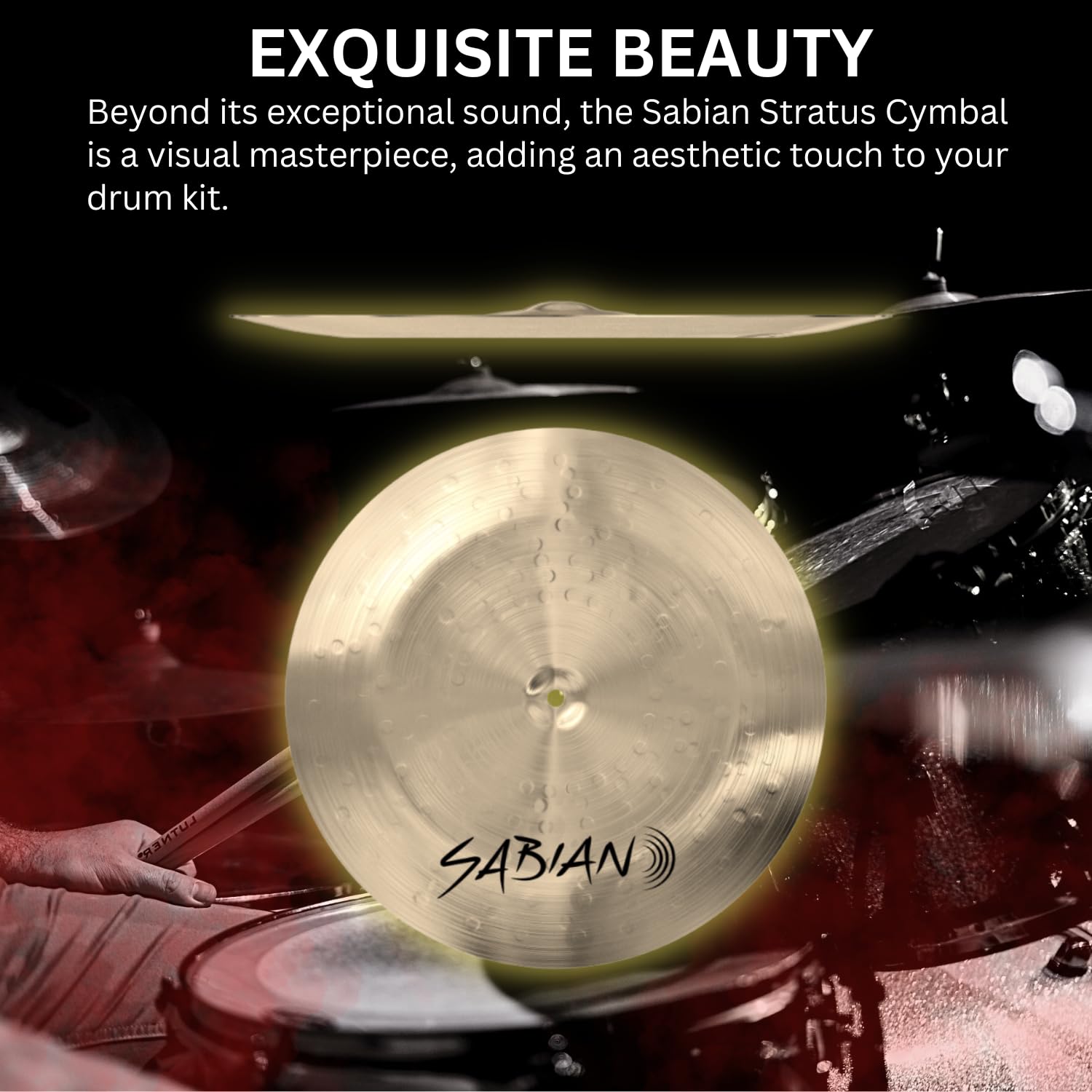 Sabian Stratus S1816 - Piatto cinese da 45,7 cm, colore: bronzo