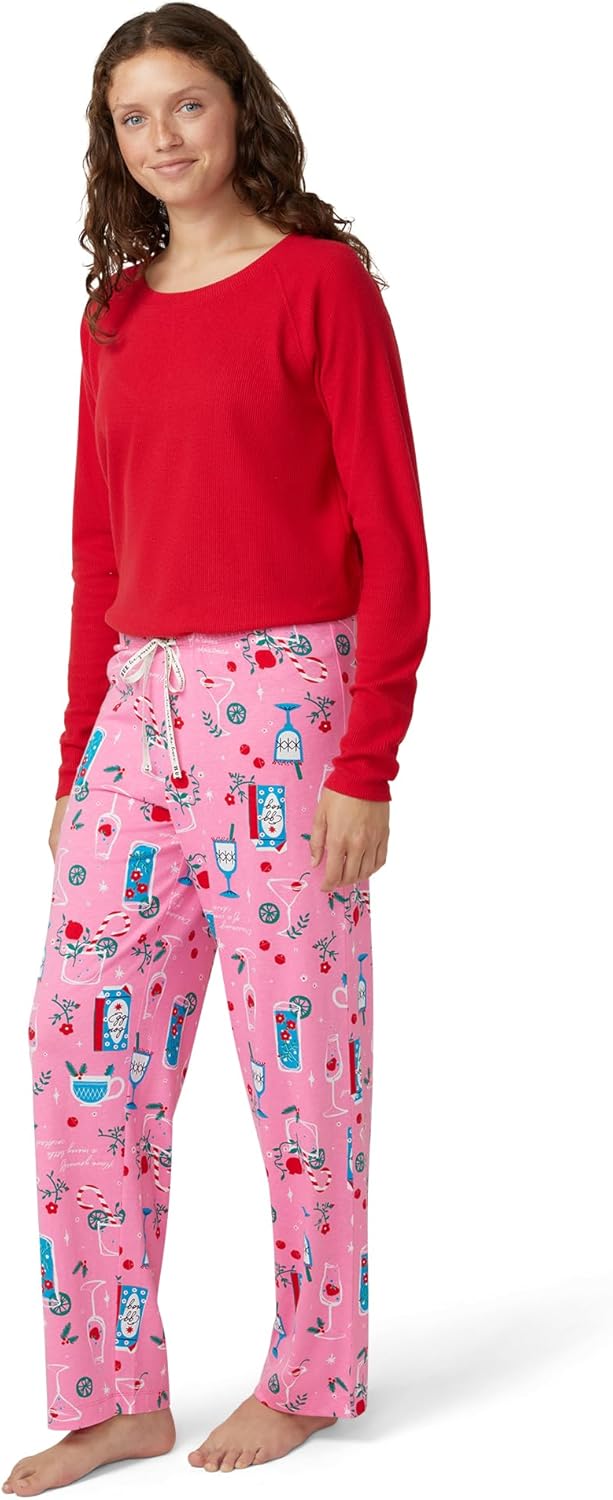 HUE womens Sleep and Lounge Pajama Separates, Christmas and Holiday Collection - Image 5