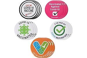 Vaccinated Pin Buttons I Got My Vaccine Pins Plastic Badge