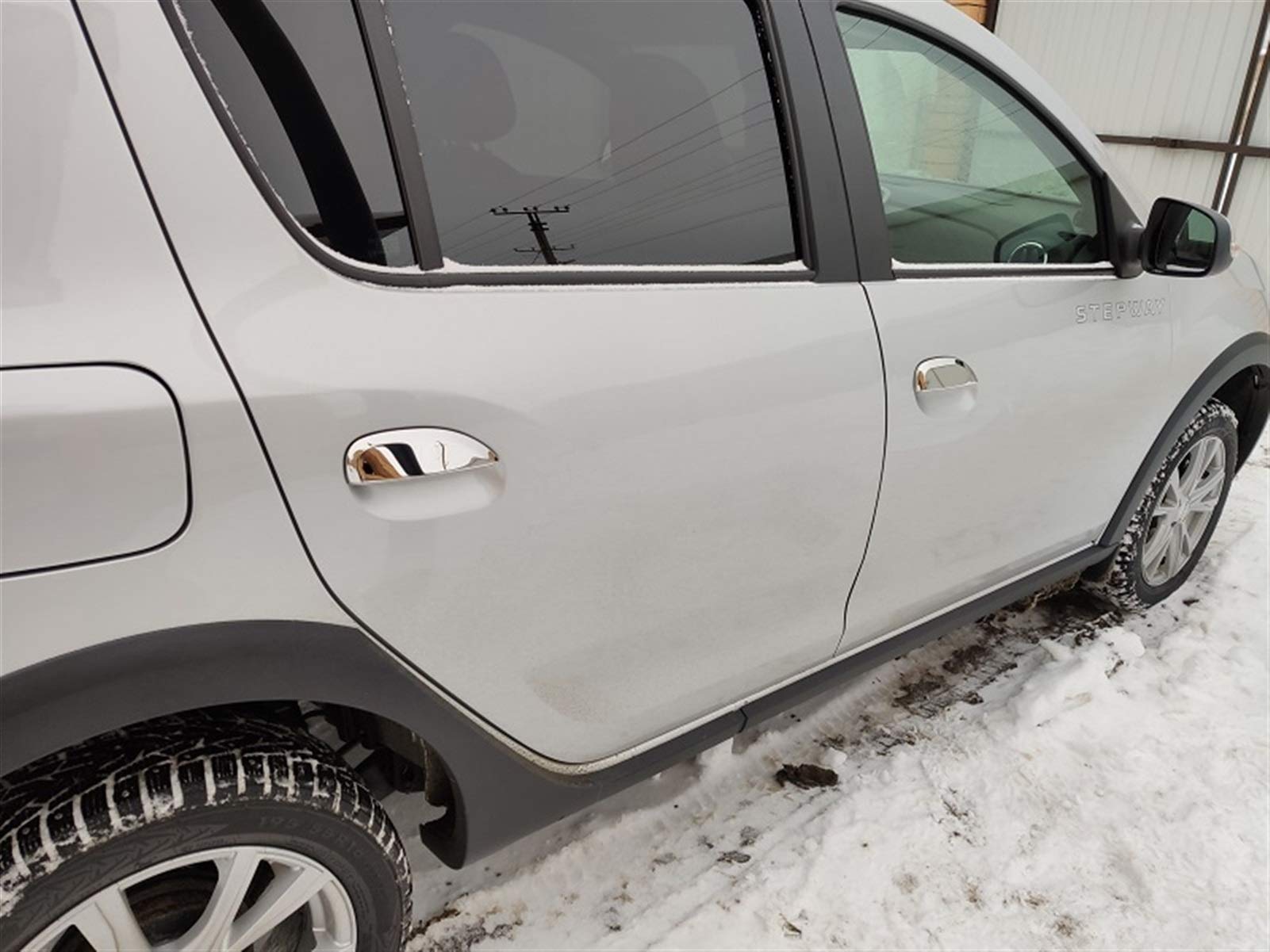 4 szt. Chromowana osłona klamki drzwi Auto, dla Renault, Symbol III Duster 2012-2019 Tapicerka samochodu osłona zewnętrznej klamki drzwi samochodu
