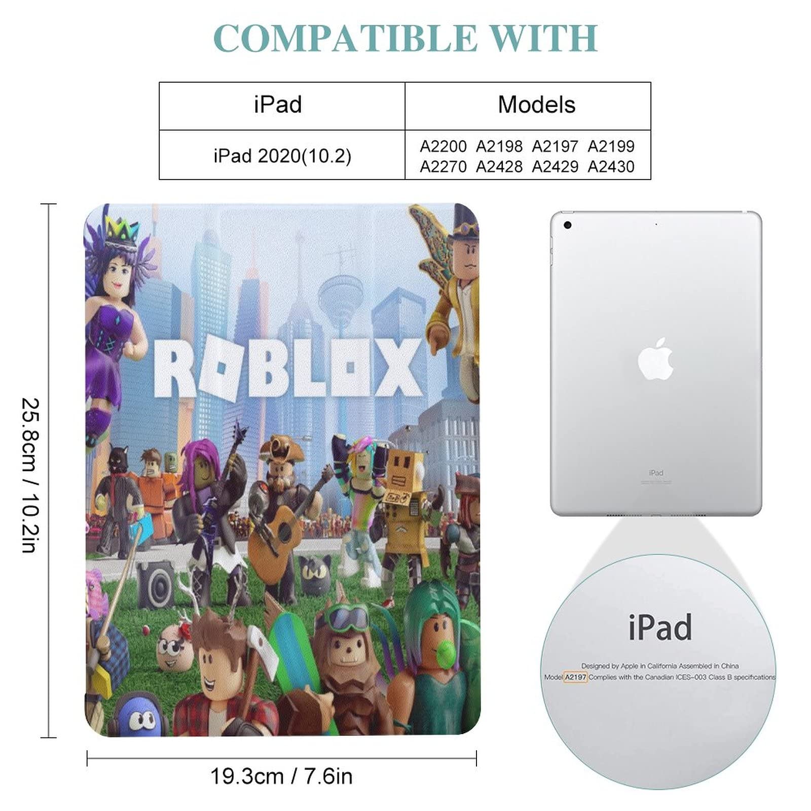 Amazon.co.jp: ロブロックス Roblox iPad ケース IPAD 2020 10.2