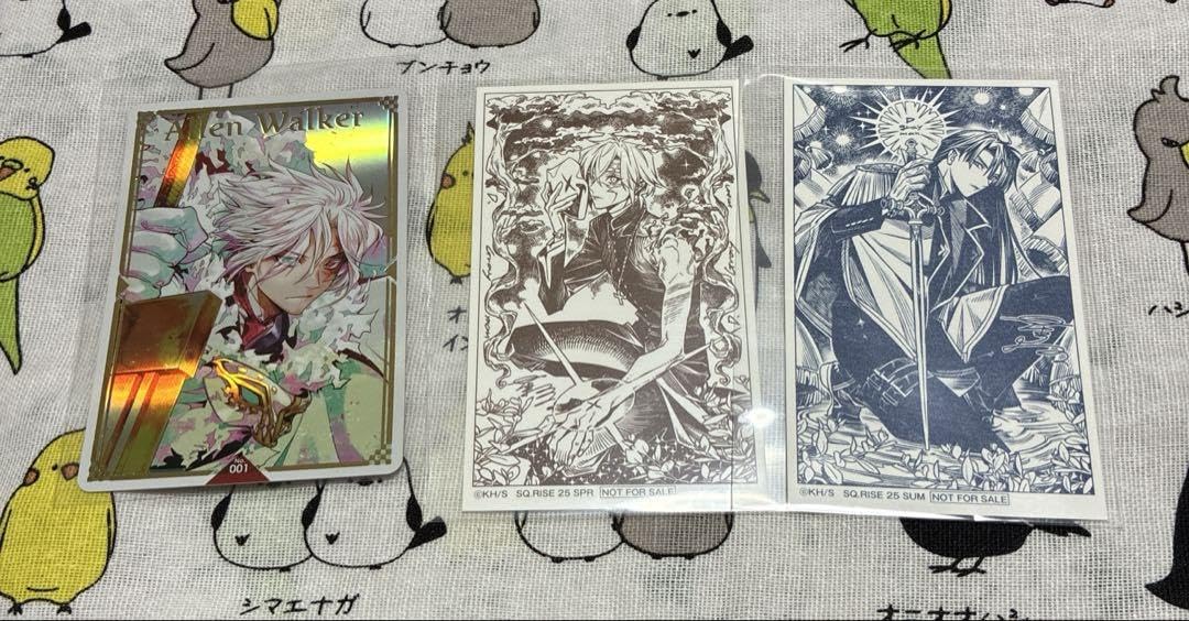 D.Gray-man ジャンプSQ rise 特典付録　カード 4セット GoKUwqYbAAA6AQM.jpg