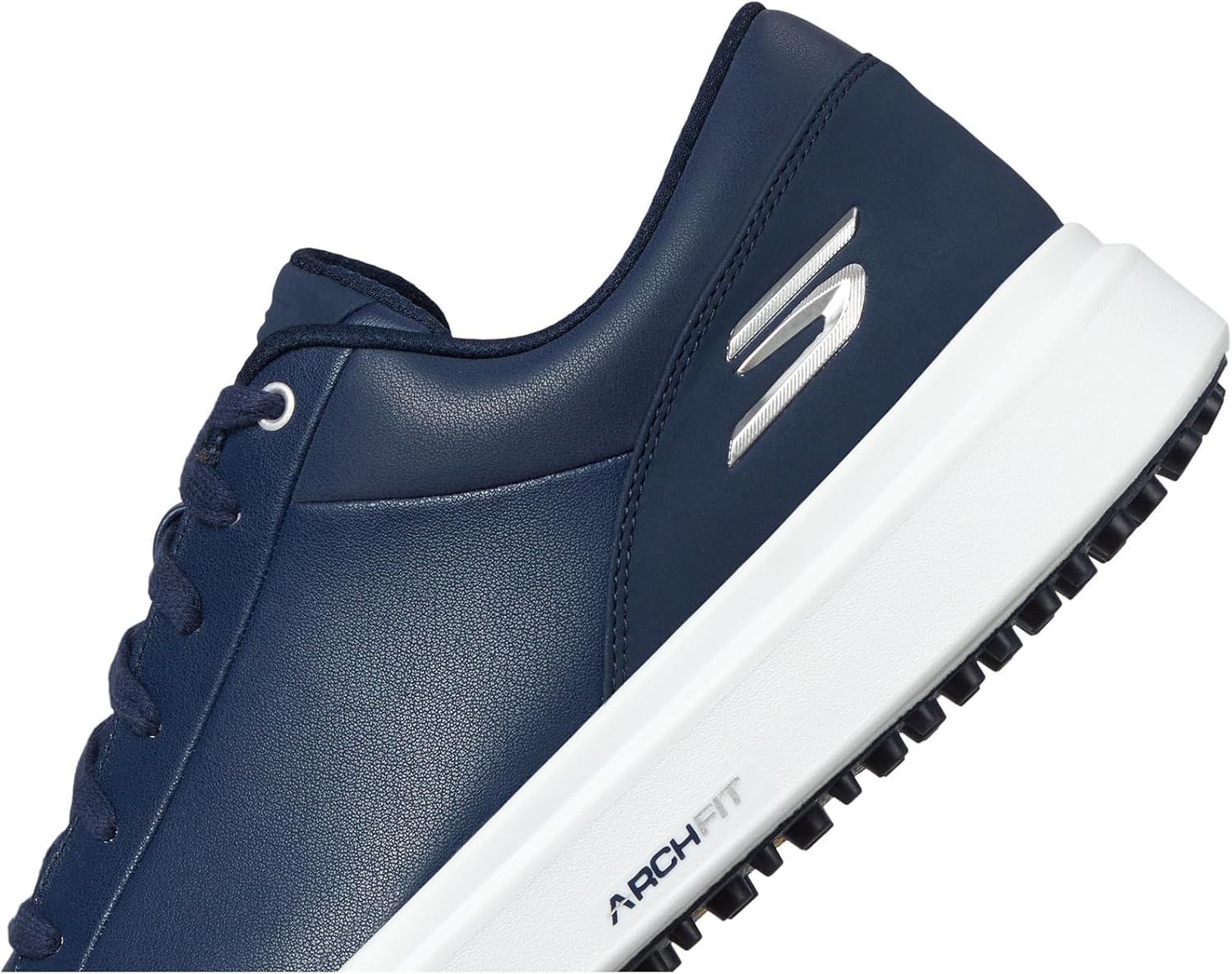 Skechers Mens Drive 6 Arch Fit Leather Relaxed Fit Spikeless Golf Shoe