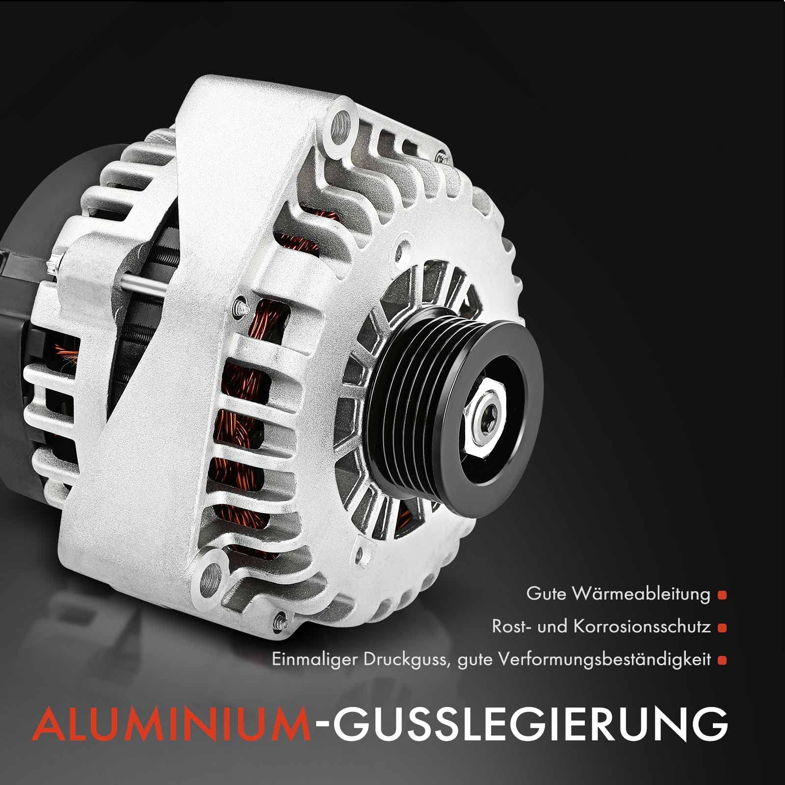 Frankberg Lichtmaschine Generator 120A Kompatibel mit W203 C180 C200 C230 2002-2007 CL203 C160 C180 C200 2002-2008 S203 C180 C200 C230 2002-2007 Replace# 2711540802