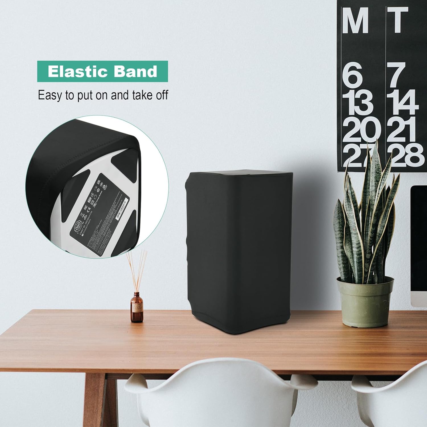 TXEsign Dust Cover Speaker Case Compatible with Ultimate Ears Hyperboom Speaker Stretch Dust Case Protective Speaker Cover with Elastic Band Speaker Slip Sleeve - Image 3