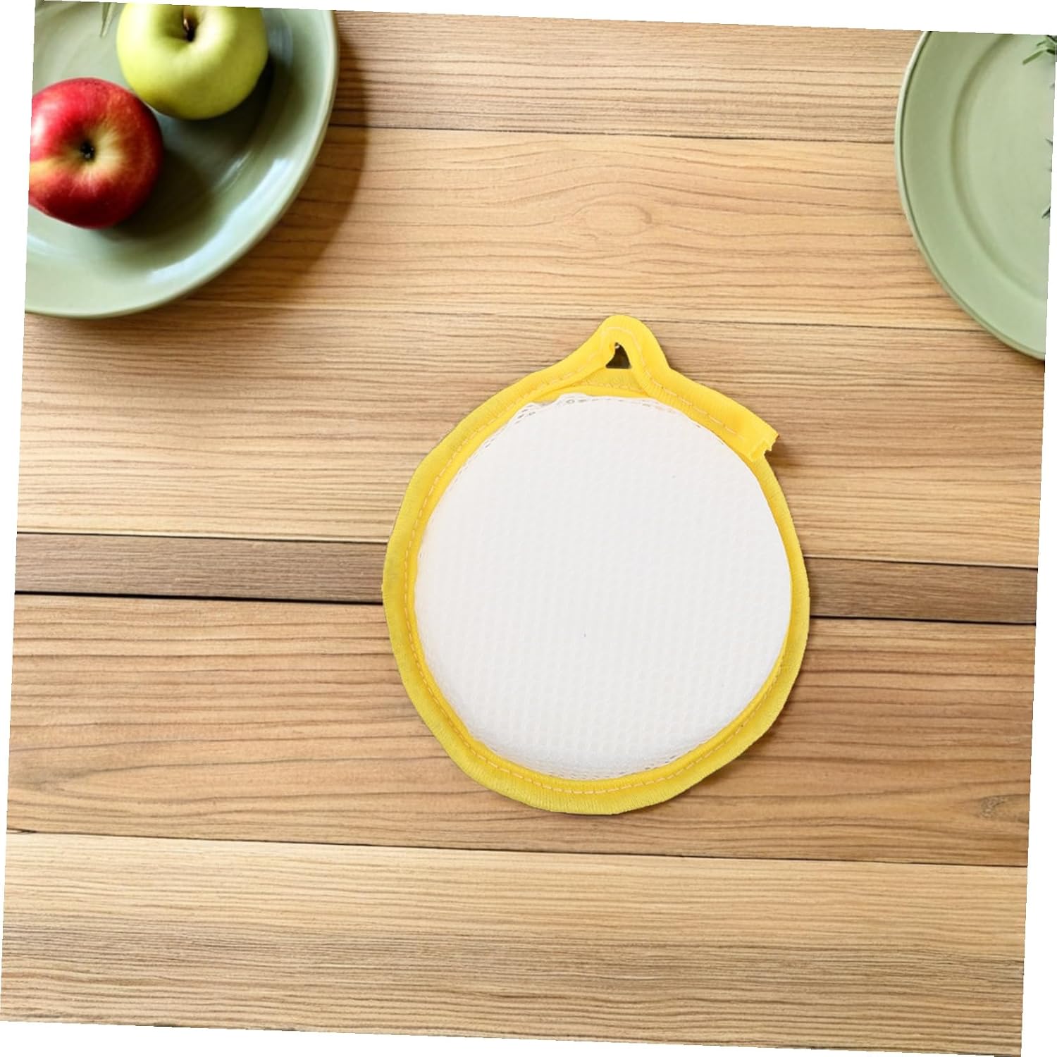 50pcs Round Double Sided Dishwashing Sponges for Kitchen Cleaning