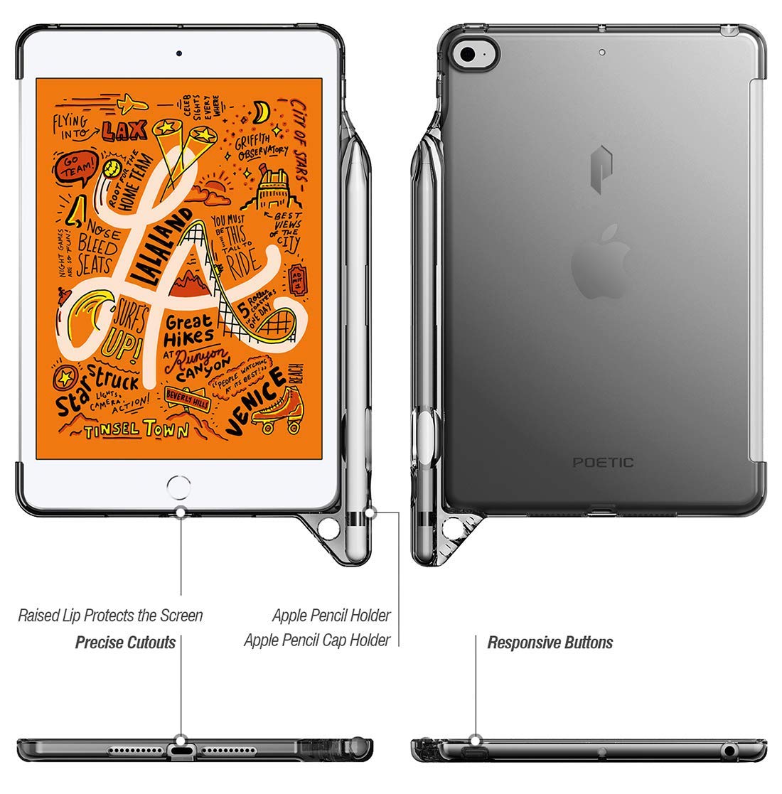 Ipad Mini Clear Case Poetic Flexible Soft Transparent Tpu
