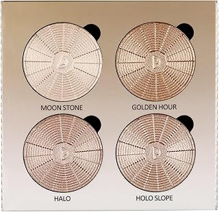 Character Glow Kit Highlighter Palette - Ultra-Reflective, High-Pigment Shine | Silky Smooth, Blendable Formula | For Cheekbones, Brow Bone & Cupid’s Bow | Radiant, Sheer Glow Finish