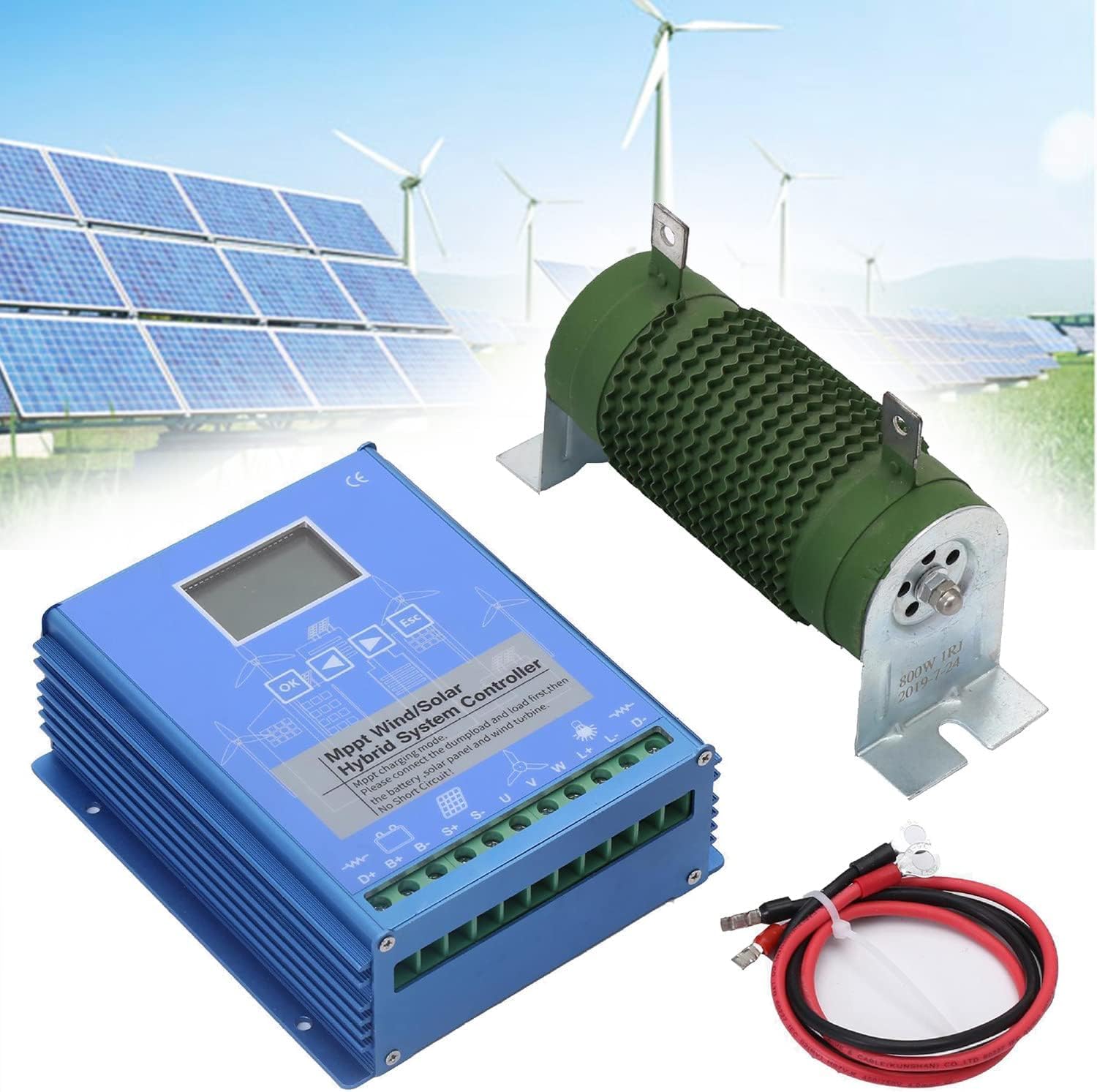 Régulateur hybride solaire éolien 3000w pour éviter les coupures de courant hors réseau