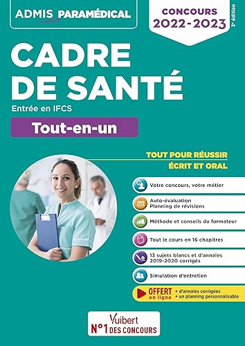 Concours Cadre de santé - Entrée en IFCS - Tout-en-un: Concours 2022-2023