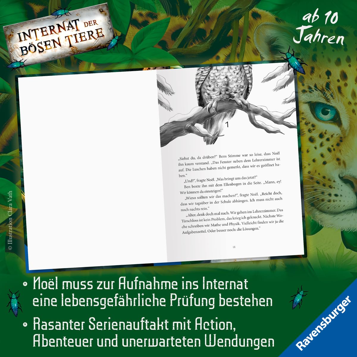 Internat der bösen Tiere, Band 1: Die Prüfung (Bestseller-Tier-Fantasy ab 10 Jahre) (Internat der bösen Tiere, 1)