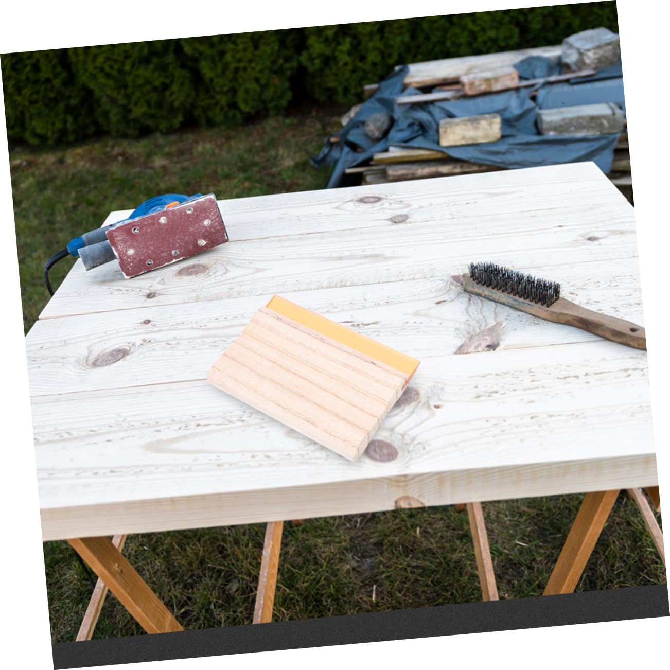 2Pcs Wooden Squeegee Portable Ink Scrapers for and Mechanical Printing Durable and Lightweight Design for Easy Use
