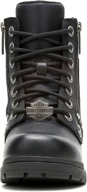 Harley-Davidson FOOTWEAR Womens Inman Mills Casual Boots Ankle Low Heel 1-2