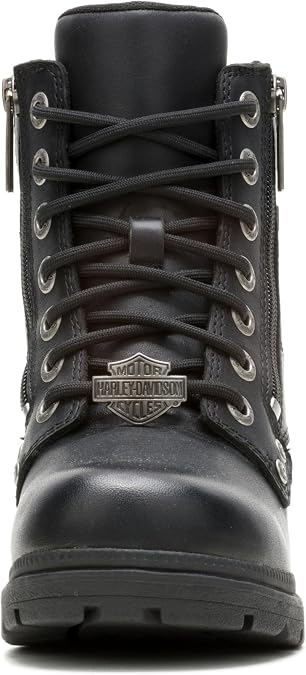 Harley-Davidson FOOTWEAR Womens Inman Mills Casual Boots Ankle Low Heel 1-2