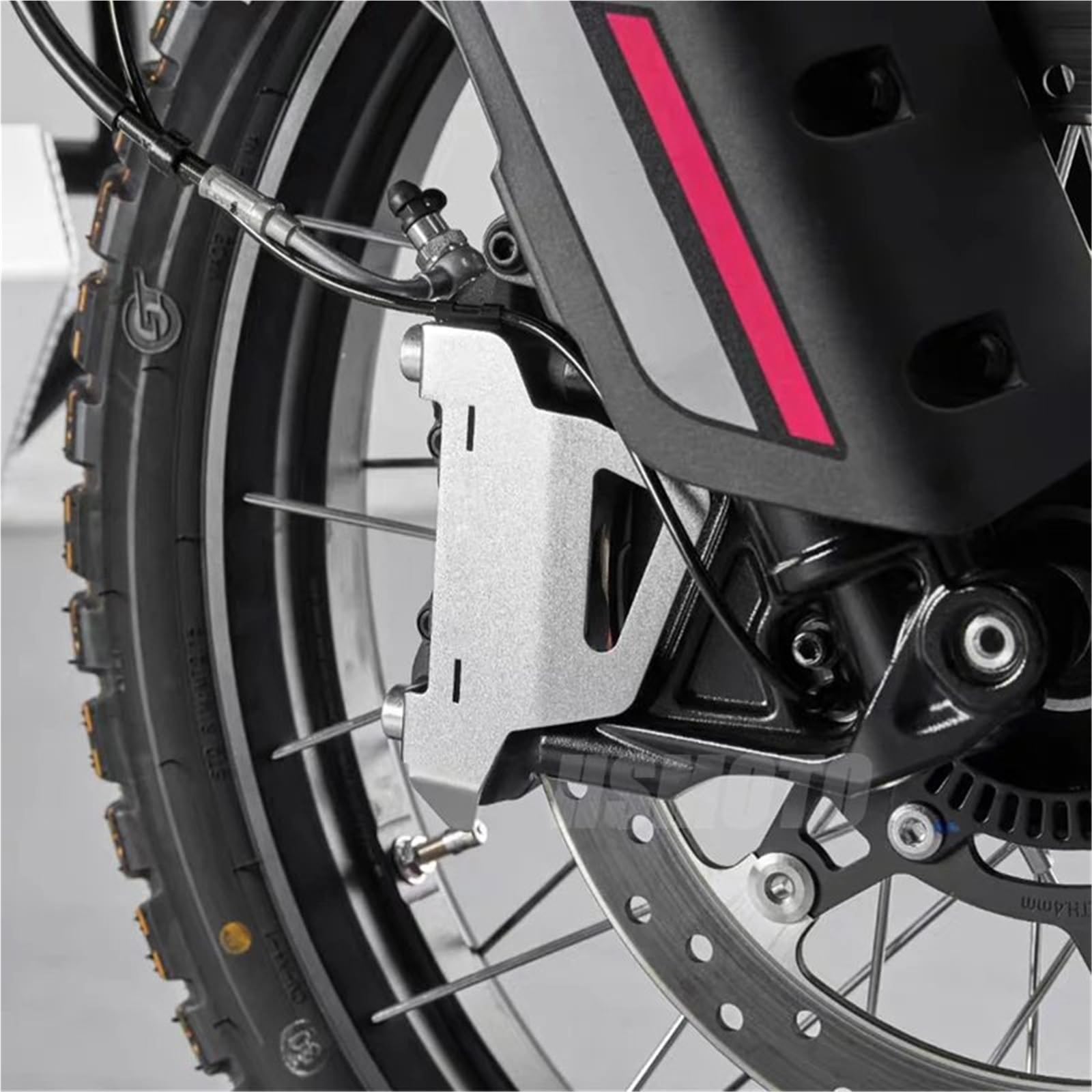Antifurto disco freno posteriore Adatto per CF-MOTO 450 MT 450MT Accessori per moto CFMOTO Protezione pinza freno anteriore Pinza(A)