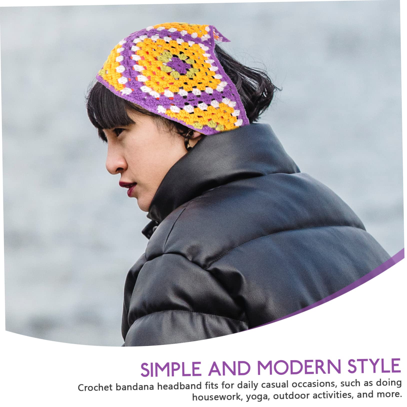 DOITOOL 5pezzi Fascia Bandana Per Donne Turbante Elegante Per Attività Quotidiane e Occasioni Speciali Comoda e Versatile Per Yoga Casa e Shopping