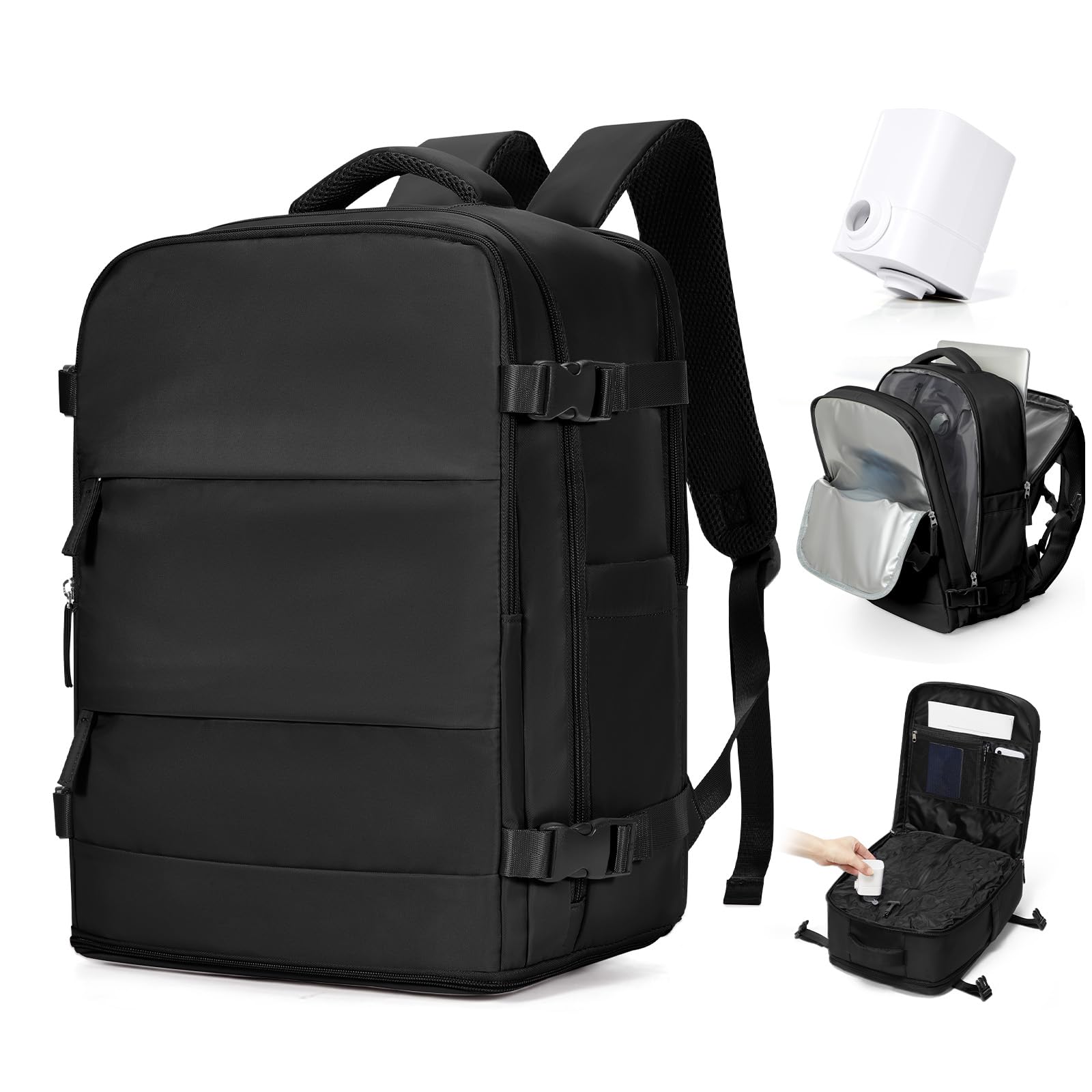 SZSYCN Zaino Sottovuoto Viaggio con Pompa Bagaglio a Mano Ryanair 40x30x20 Zaino Aereo 40x20x25 Ryanair Sottovuoto Borsa da Viaggio 40x30x20 Aereo Bagaglio a Mano Borsa da Lavoro per Laptop