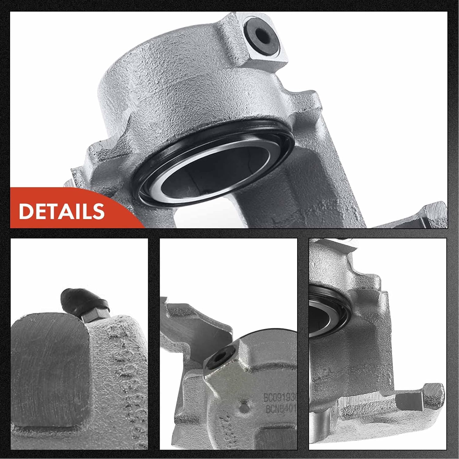 A-Premium Disc Brake Caliper Assembly Without Bracket Compatible with Select Jeep and AMC Models - CJ5, CJ7, Scrambler, AMX, Concord, Gremlin, Hornet, Pacer, Spirit - Front Driver and Passenger Side