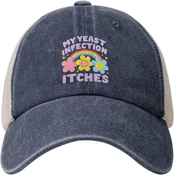 قبعة My Yeast Infection Itches للرجال من Trucker Hat Vintage Mesh S,Caps لفصل الصيف