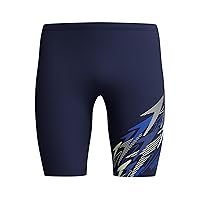 Speedo Medley Logo Jammer da Nuoto per Uomo, Blu Navy