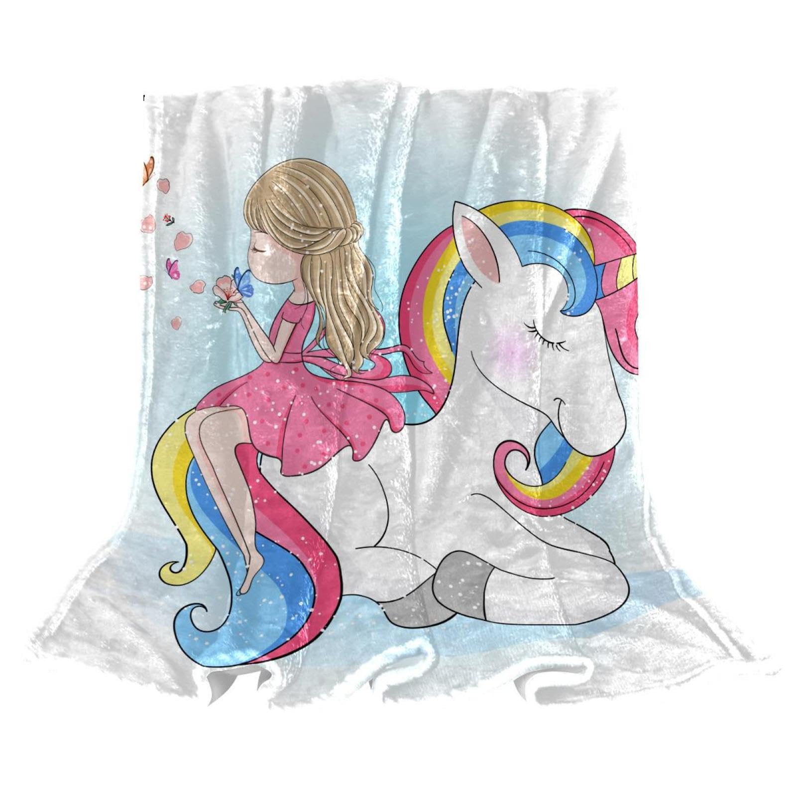 Couverture polaire licorne, le cadeau réconfortant pour lit et chambre