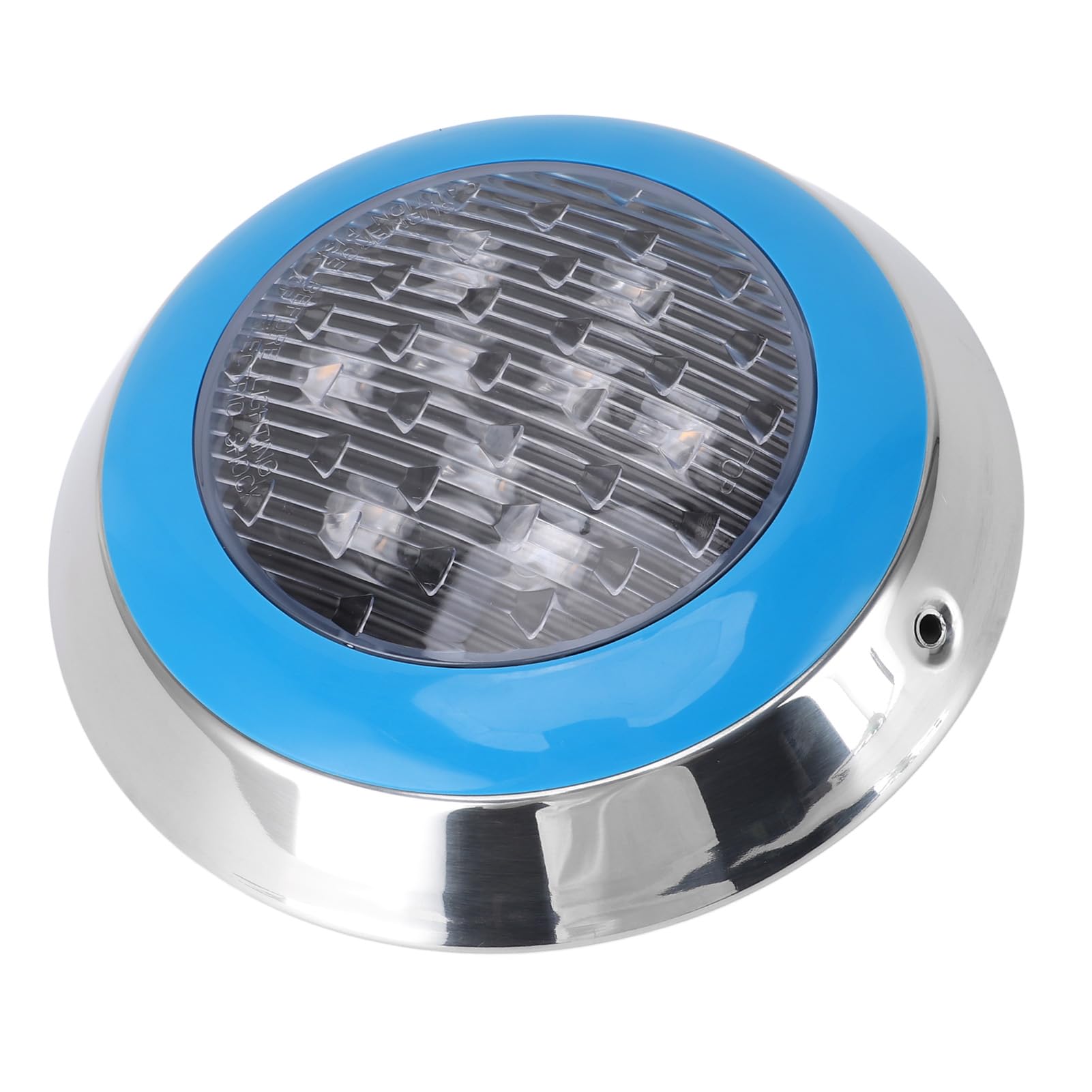 Wakects An der Wand Montierte Poolleuchte, ABS-LED-Unterwasser-Schwimmbadleuchte, 24 V, 6000 K, weiß, Wasserdicht, Eingebettete Lampe, Einfache Installation für Pool, Teich, Brunnen, Villa, Innenhof