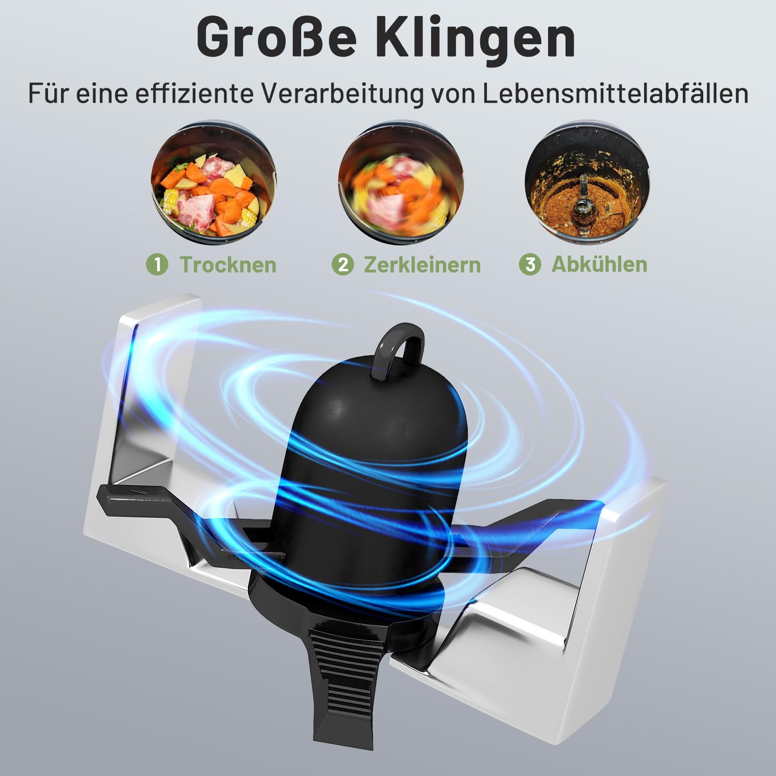COSTWAY 4 L Elektrischer Komposter, Küchenkomposter mit Deckel, 2 Aktivkohlefilterbox & LED-Anzeige, Selbstreinigend & Automatisch, Biomülleimer Kompostbehälter für Küche, Garten & Balkon