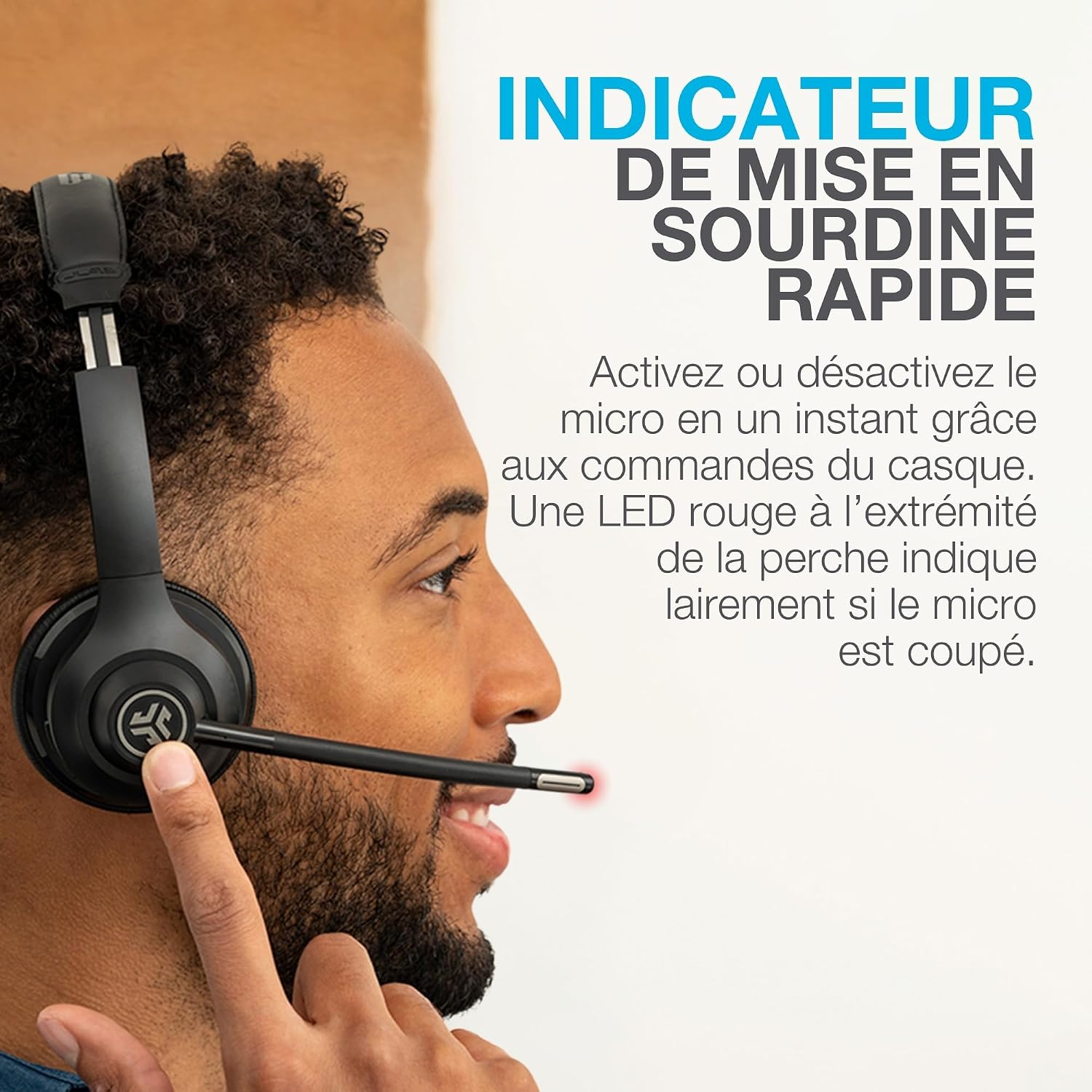 casque bluetooth sans fil – vue détaillée