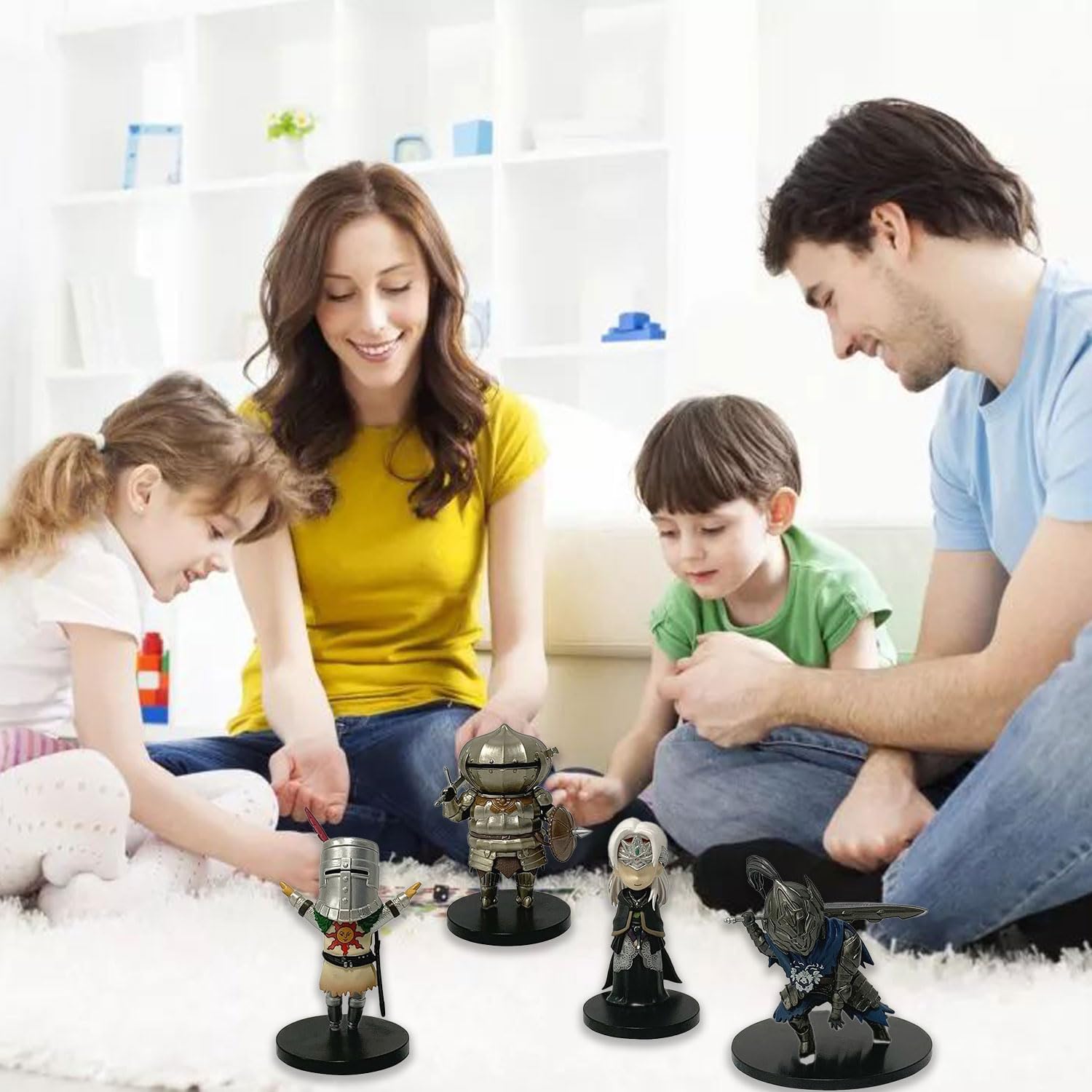 Doyomtoy da Dark Souls Personaggi Ornamenti, Jack Bardol, Firewoman, Arturius, Solar, può essere utilizzato per la decorazione auto, decorazione della stanza, figure giocattolo