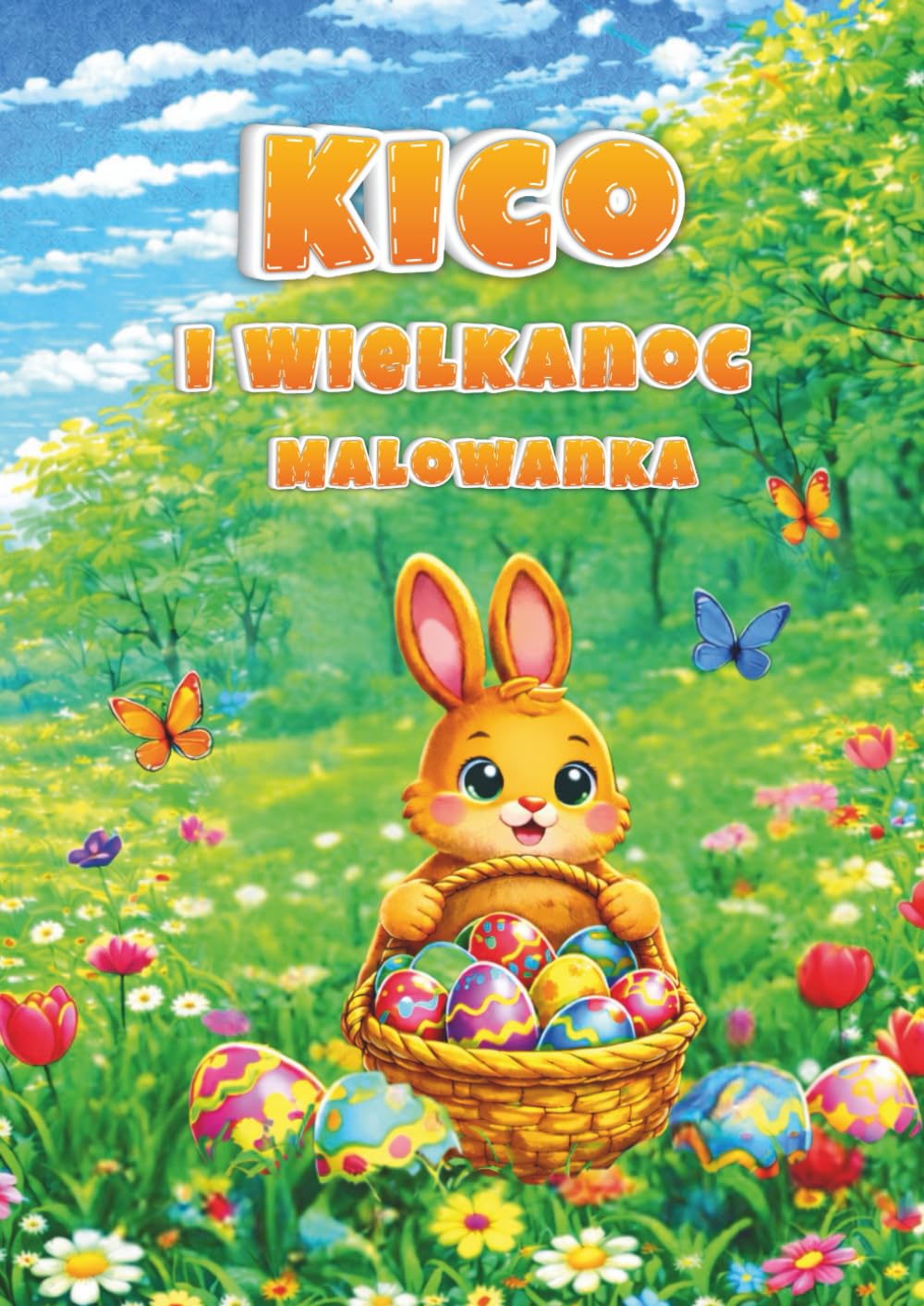 Kico i Wielkanoc: Wielkanocna malowanka dla dzieci od 2 lat