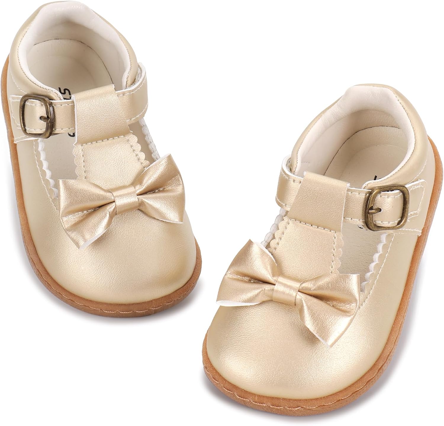 Wide Little Girls Mary Jane Shoes T-Strap Toddler Girls Dress Shoe for Easter Halloween Christmas Wedding Party Church