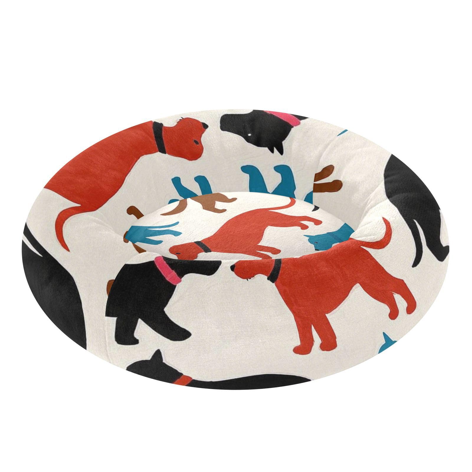 Lit pour chat et chiot S coloré et chaud pour chaton de taille moyenne