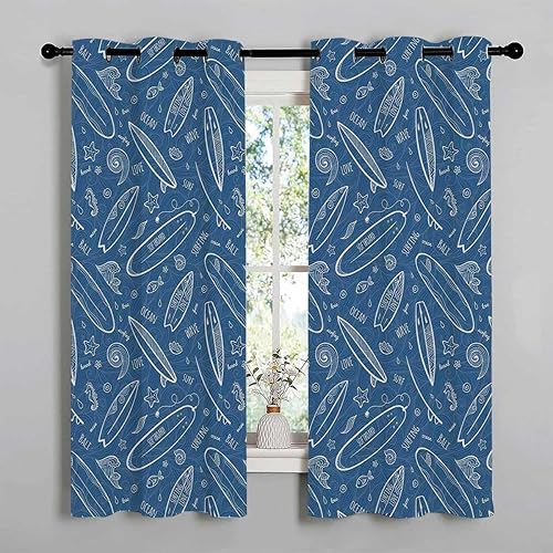 Miniatura 2 de Cortinas para Sala Elegantes Modernas - Persianas para puerta de patio para puertas correderas de 55 pulgadas de ancho por 45 pulgadas de largo, 2