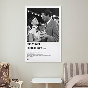 Amazon.co.jp: Audrey Hepburn Roman Holiday映画ポスター
