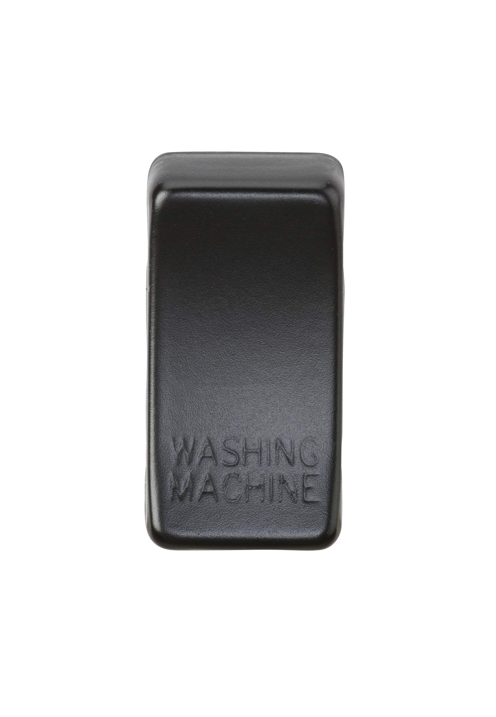 Switch Cover "Marked Washing Machine" - matt Black