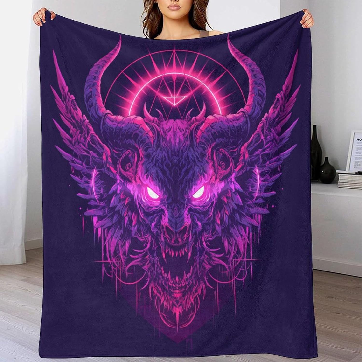 Bison Flannel Blanket 3D Print Wild Animals Theme Bed Blankets Soft