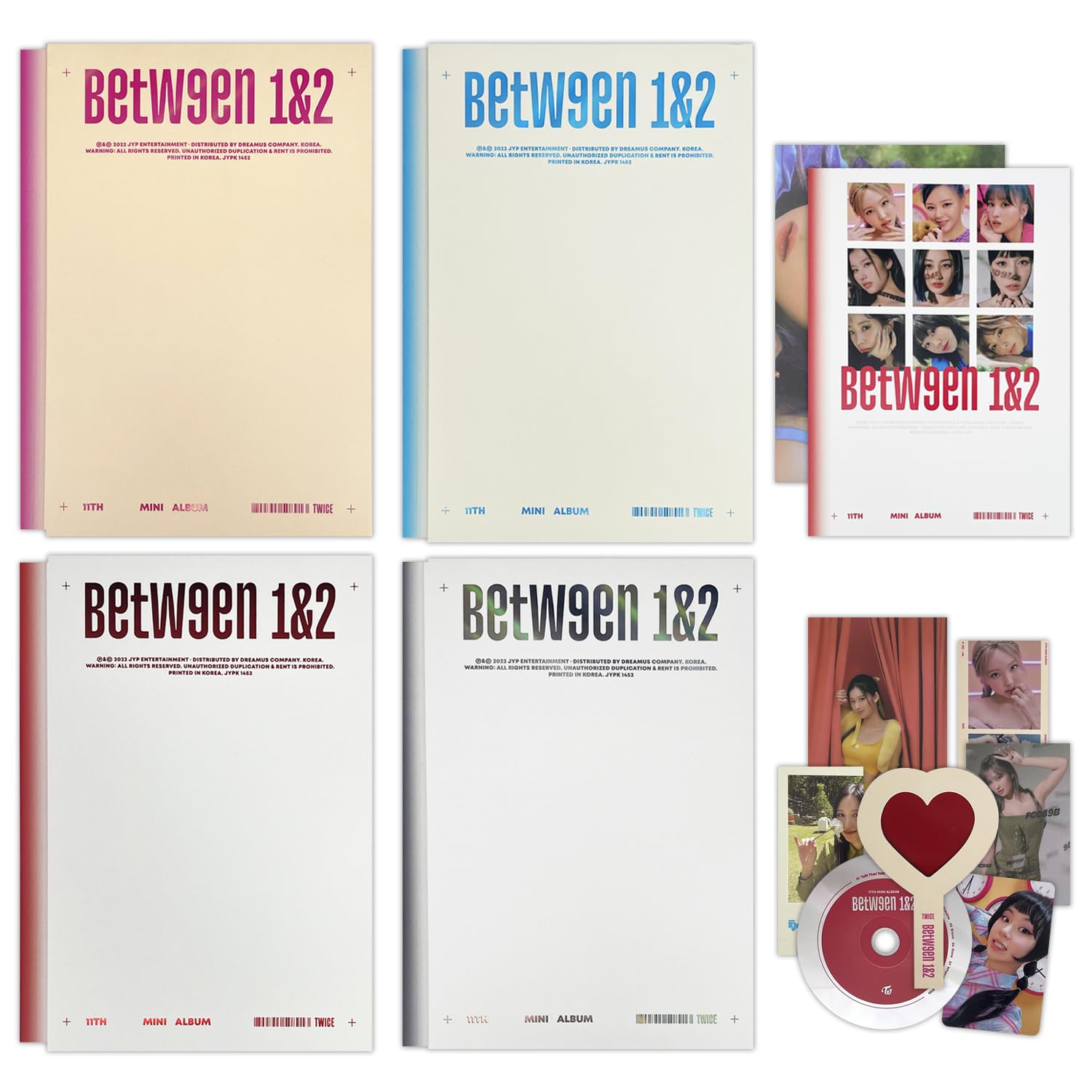 TWICE Between 1&2 11th ミニアルバム TWICE - 11th Mini Album [BETWEEN 1&2] (Random Ver.) Photobook + CD