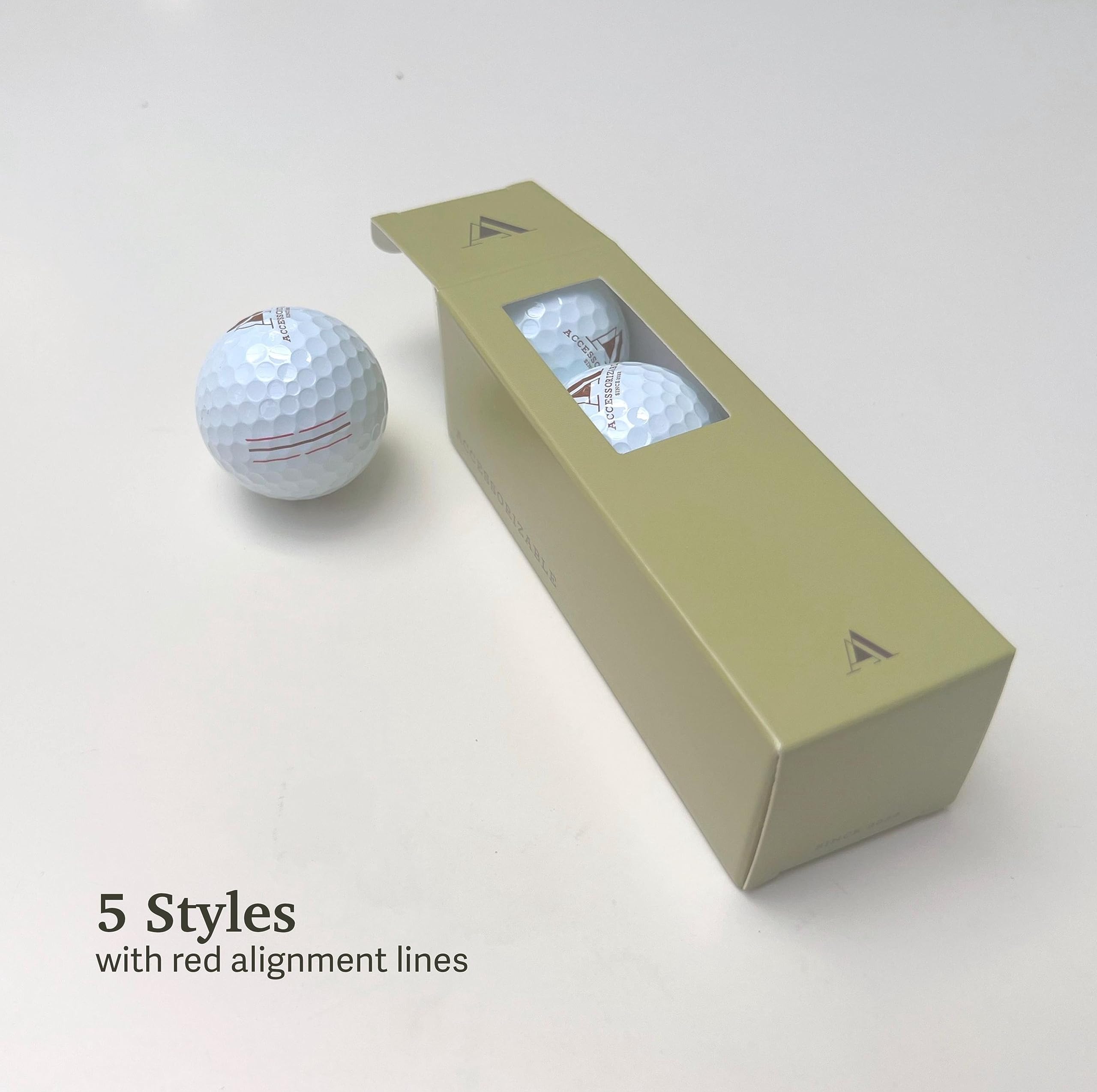 Accessorizable Urethane Golf Balls | 12 Ball Variety Pack, up to 5-Layer Construction | Max Distance, Soft Feel | ft. Multicolored & Glow-in-Dark Luminous Fluorescent Gift | 2022 Tournament Edition