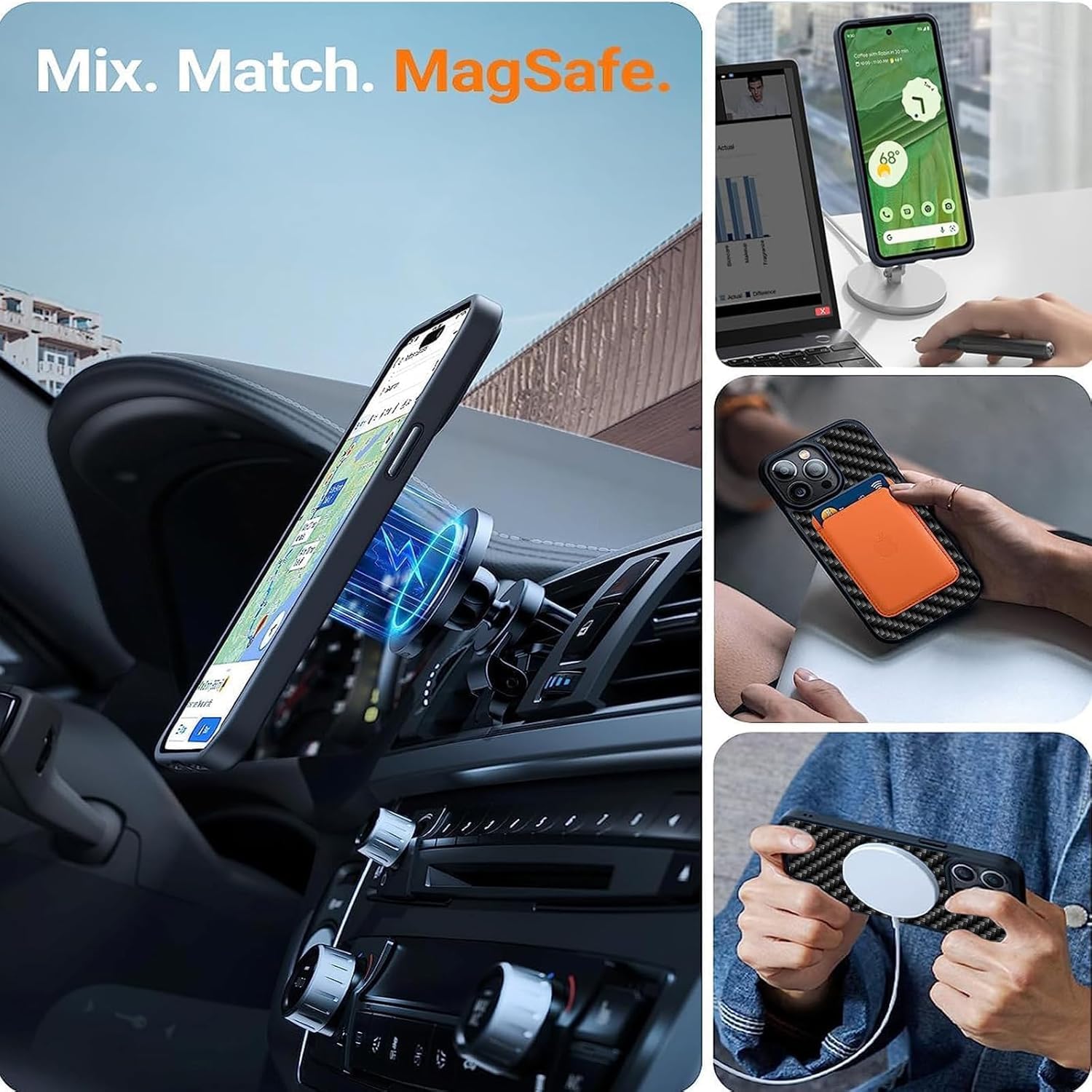 Falcon Magsafe Magnetic Wallet Card Holder - IPhone 17 - Aviation - View #7