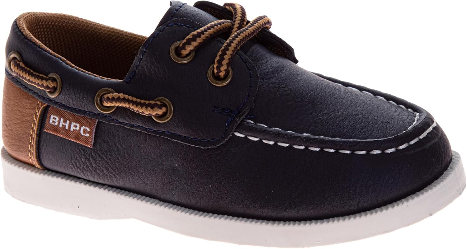 Josmo Boys Boat Slip-On Loafers Dress Shoes Summer Casual Sneakers for (5-10) Toddler (11-13) Little Kid (1-4) Big Kid Boys