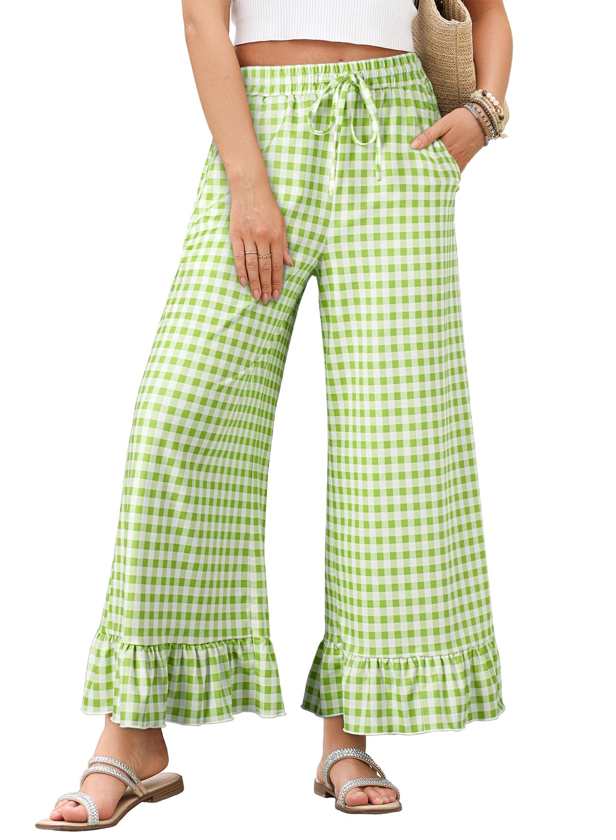 EVALESS Wide Leg Palazzo Pants