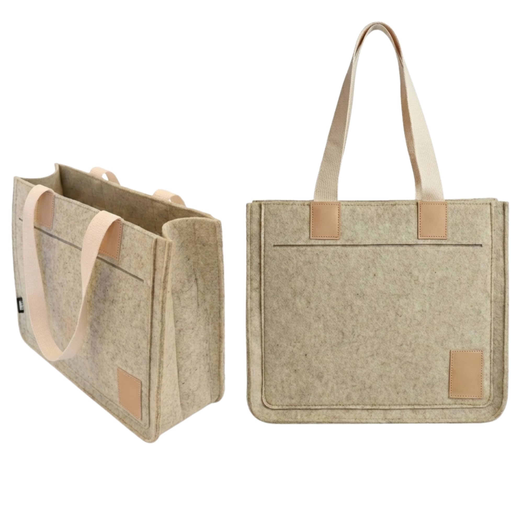 Tote Bag for Women and Girls | Large, Stylish, and Durable Trendy Tote Bag for Everyday Use | Premium Felt Material, Big Size for Shopping, Travel, and Work (32 X 30 X 12 CM)-image-38